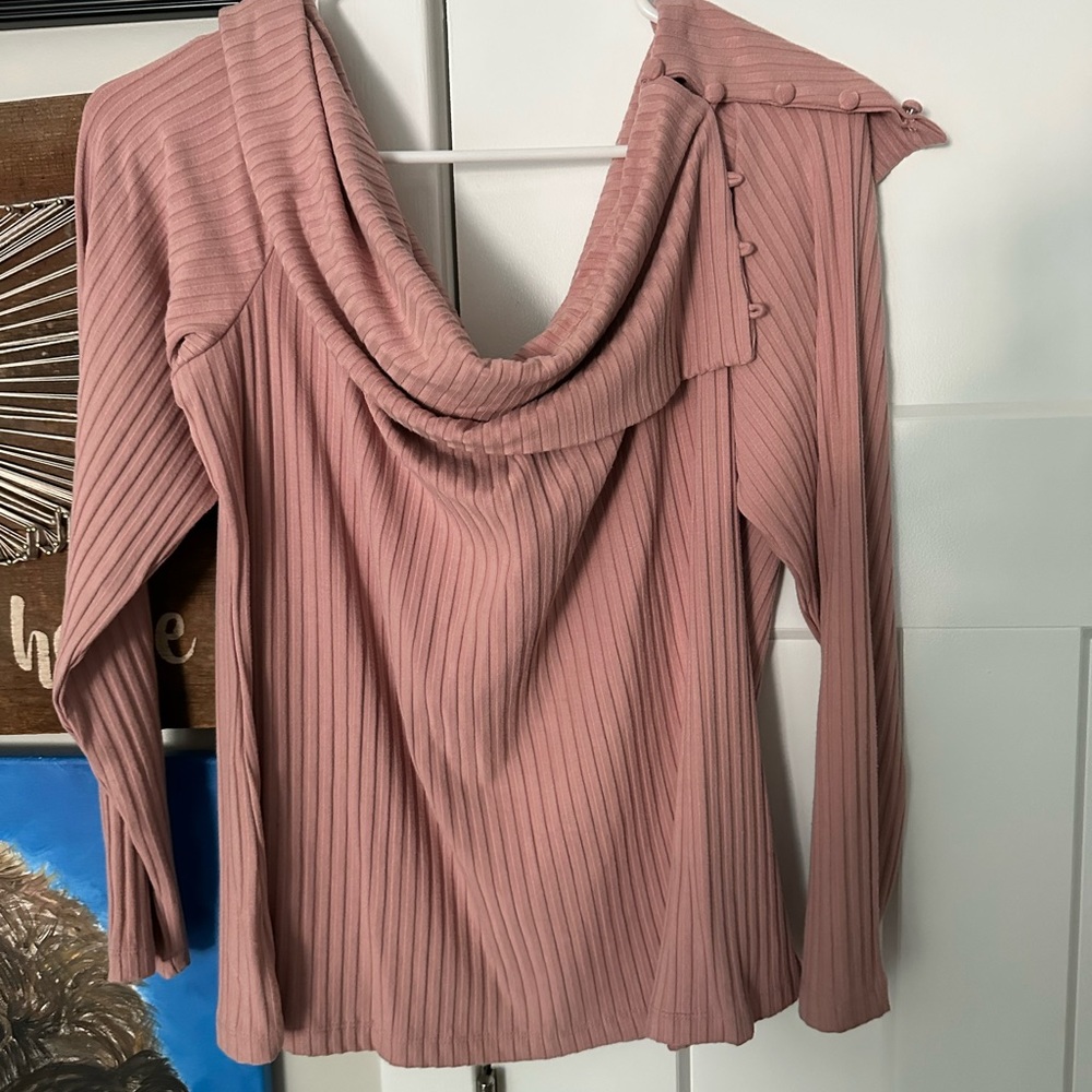 Anthro sweater with buttons